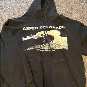 Brandy melville Aspen Colorado Black Hoodie